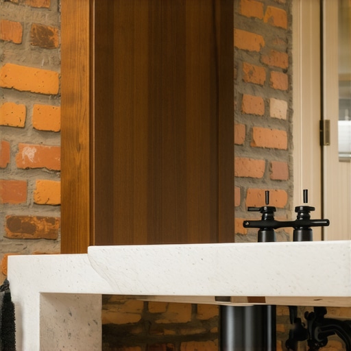 How to Anchor Floating Vanities to Old Brick Bathroom Walls