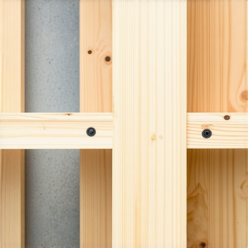 A thick plywood cleat being fastened to wall studs for heavy-duty storage reinforcement.