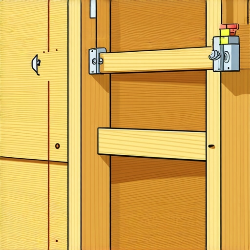 Step-by-step DIY installation of a wooden closet rod support brace on a wall