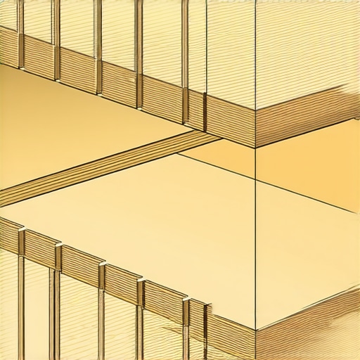 A cross-section diagram showing how a torsion box shelf uses internal ribs for structural rigidity.