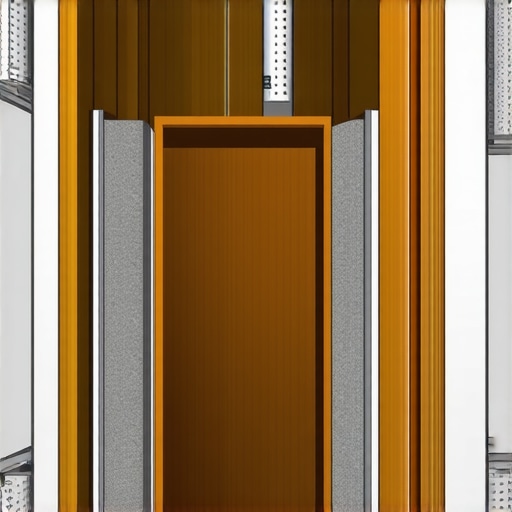 Diagram showing the internal framing and plumbing considerations for a recessed medicine cabinet.
