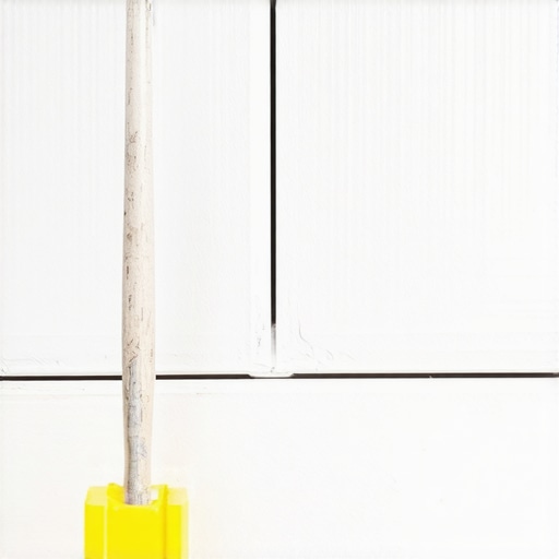 Professional scribing tool marking a cabinet filler against a textured wall.