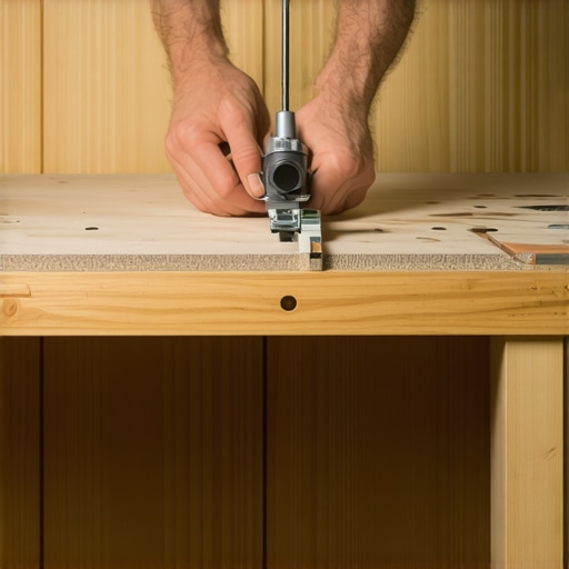 Professional Scribing and Alignment Tools for Built-ins Carpenter using a scribing tool and laser level for precise built-in installation