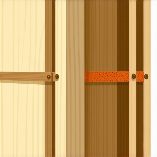 Recessed plywood wall reinforcement Illustration of a recessed plywood plate mounted to wall studs for heavy cabinetry support.