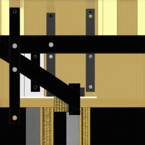 Detailed view of reinforced steel wall brackets for heavy floating vanity installation.