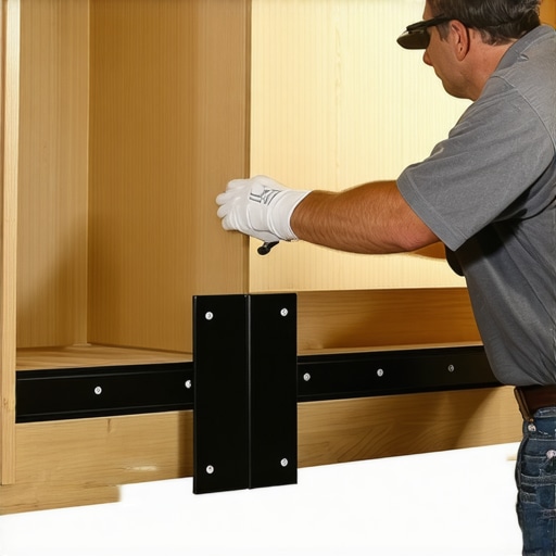 Professional installation of steel reinforcement for a floating bathroom vanity to prevent structural sagging.