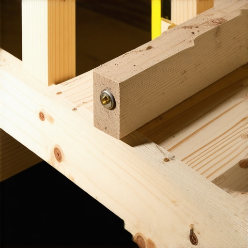 Internal wood bracing installed in a vanity to support heavy stone weight
