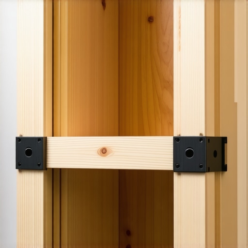 Professional cabinet sub-frame reinforcement with steel brackets