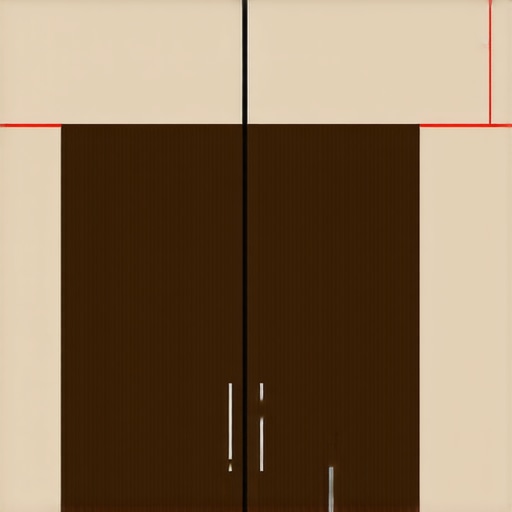 Diagram showing cabinet floor deflection and ceiling expansion gaps for structural stability.