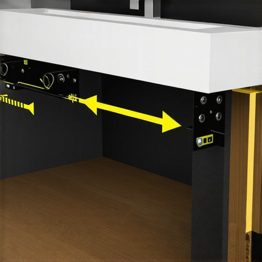 Structural Engineering for Floating Vanities Cutaway diagram showing internal bracing for a floating vanity to prevent sag and structural failure.