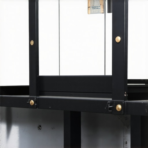Internal steel sub-frame reinforcement for floating vanity installation