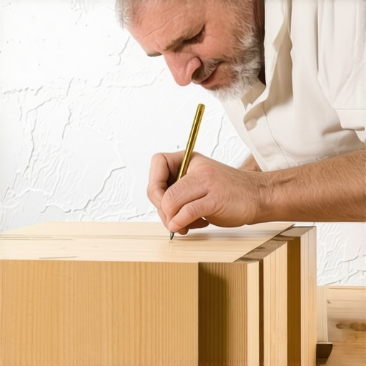 Scribing a cabinet to a plaster wall