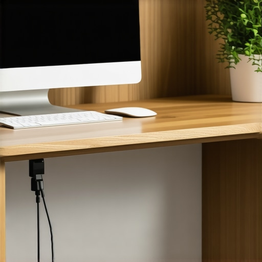 The Hidden Cable Management Trick for Built-in Desks