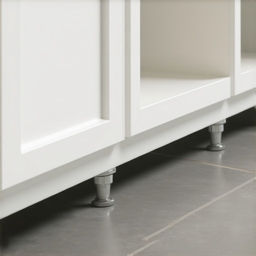 The Leveling Leg Move for Mudroom Cubbies on Tile