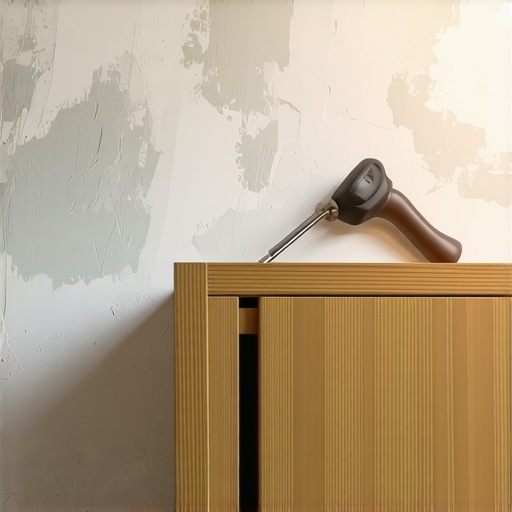 The Scribing Tool for Cabinets Against Textured Plaster Walls