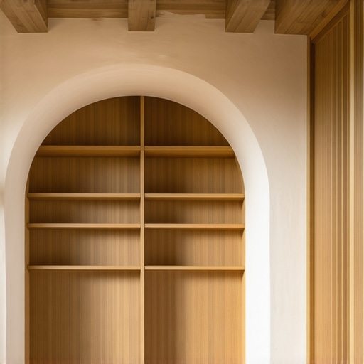 The Structural Header Move for Wide Alcove Shelving