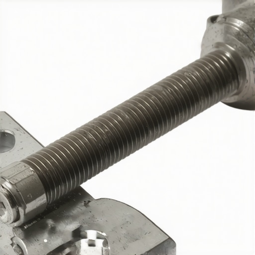 Detail of a toggle bolt providing secure anchorage in a metal garage wall stud.