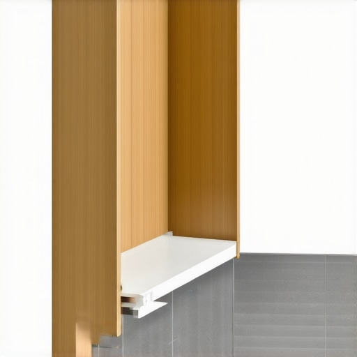 Waterproof PVC Sub-Base Construction Cross-section showing PVC sub-base protecting mudroom lockers from floor moisture.